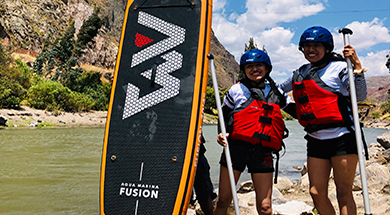 STAND UP PADDLE EN EL RIO  VILCANOTA